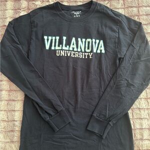 Champion Navy Villanova University Long Sleeve Shirt
